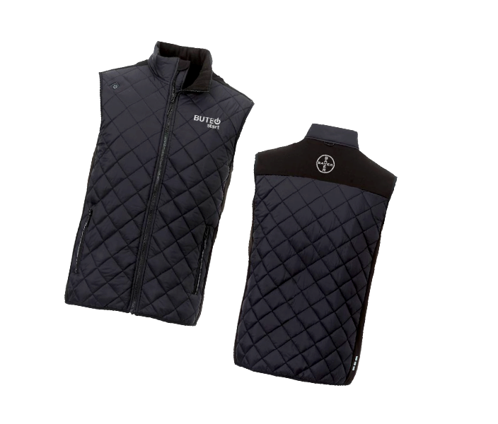 Two heated vests